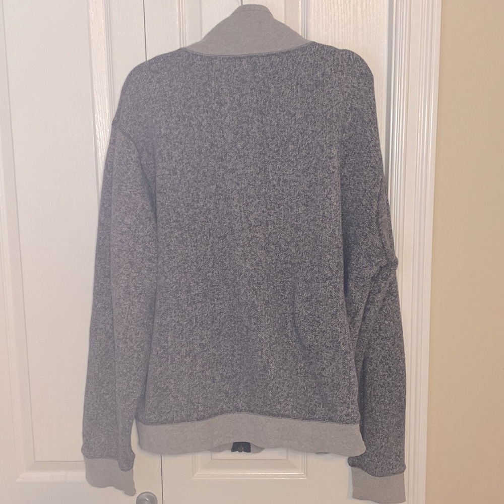 Hugo Boss Orange gray zip-up sweater - Picture 2 of 11